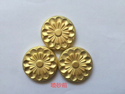 銅飾品噴砂加工