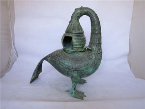 青銅燈鳥燈鳳凰燈青銅器仿古工藝品鳳燈家居裝飾品擺件